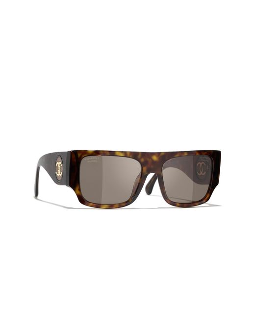 Chanel Black Sunglass Square Sunglasses Ch5549