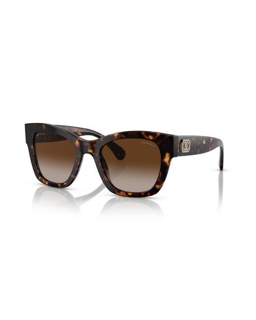 Chanel Black Sunglass Square Sunglasses Ch5478a