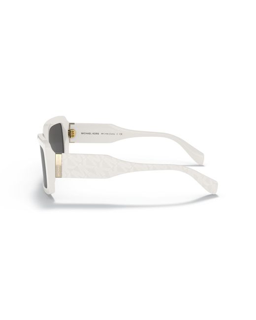 Michael Kors White Corfu Sunglasses