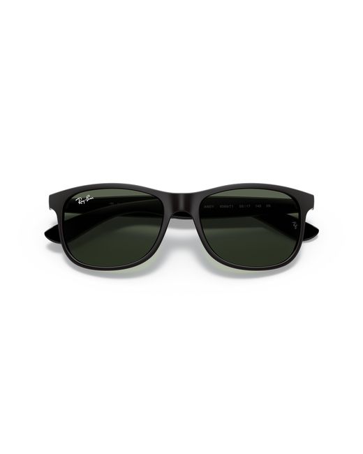 Ray-Ban Black Rb4202 607313 Andy Non-polarized Sunglasses, Matte Brown/brown Gradient, 55 Mm for men