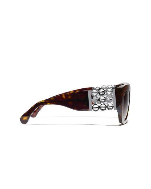 Chanel Black Sunglass Cat Eye Sunglasses Ch5545