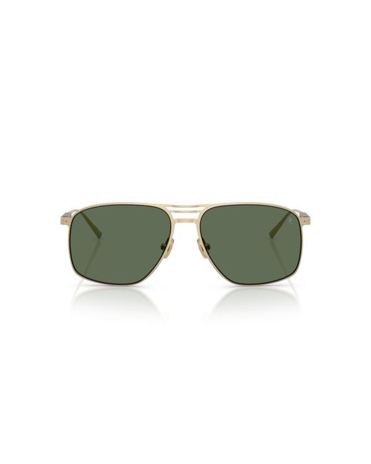 Brunello Cucinelli Green Sunglasses Bc2017St for men