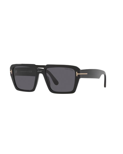 Tom Ford Black Sunglass Redford Tr for men