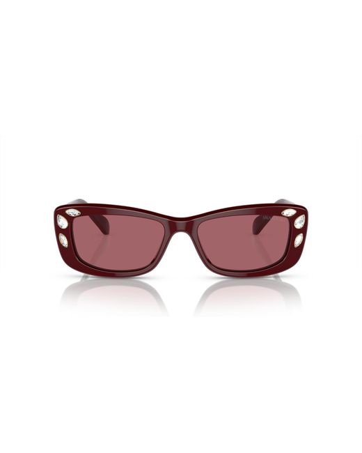 Swarovski Multicolor Sk6008 Square Sunglasses