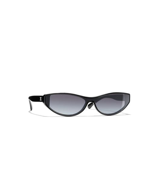 Chanel Gray Cat Eye Sunglasses Ch5415