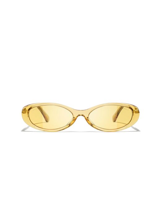 Chanel Black Sunglass Oval Sunglasses Ch5565 Ch5565