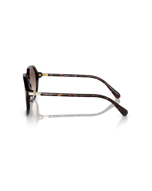 Swarovski Black Sk6003f Low Bridge Fit Sunglasses
