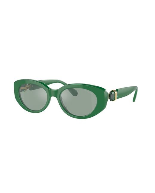 Swarovski Green Sunglasses Sk6002