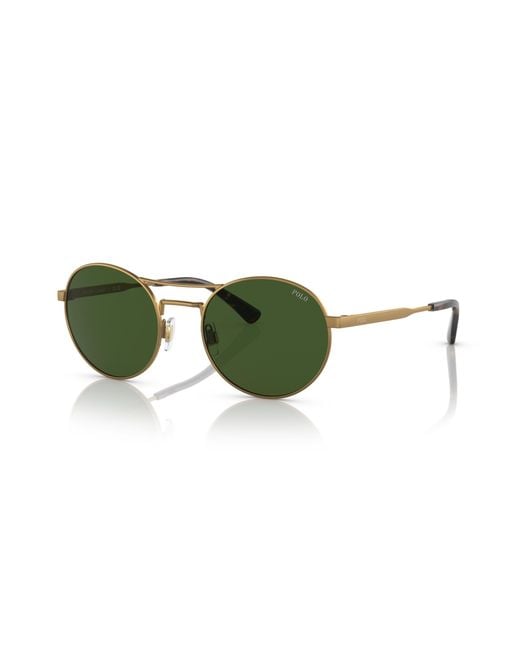 Polo Ralph Lauren Green Sunglass Ph3142 for men