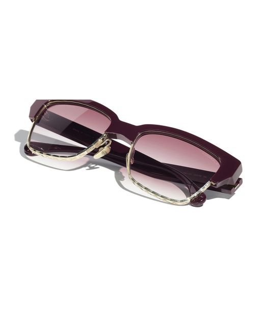 Chanel Black Sunglass Cat Eye Sunglasses Ch5558