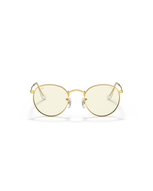Ray-Ban Black Rb3447 Round Metal Evolve Polarized Everglasses for men