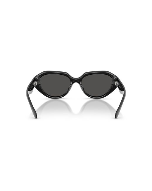 COACH Black C Hardware Geometric Sunglasses