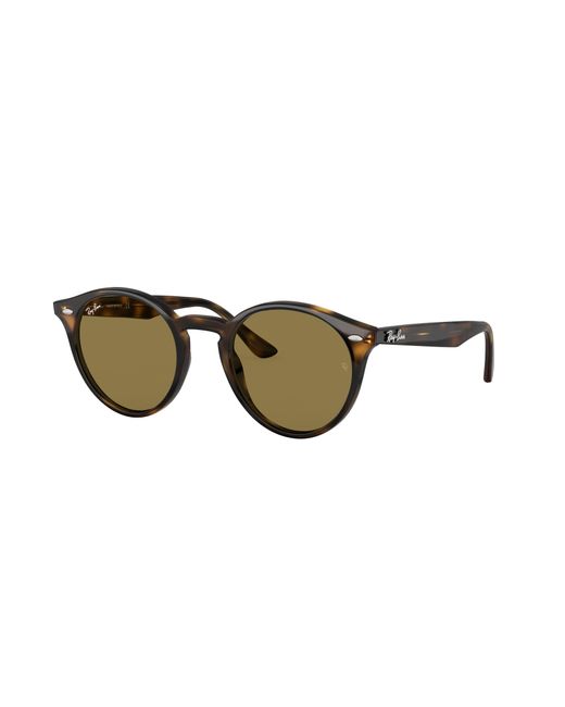 Ray-Ban Brown Rb2180 Round Sunglasses for men