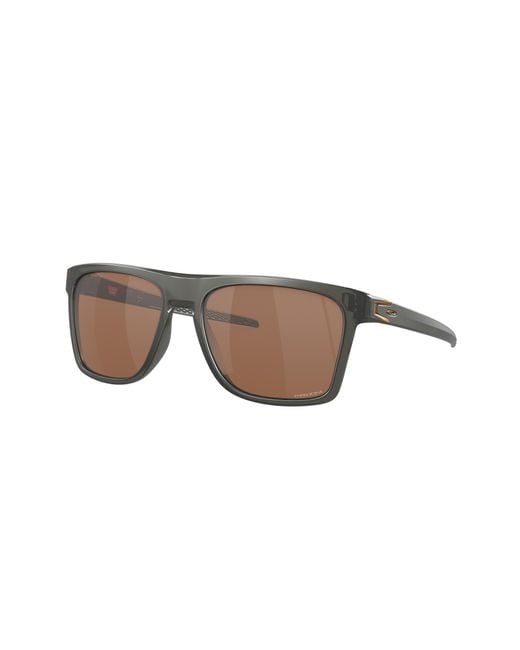 Oakley Black S Oo9100 Leffingwell Rectangular Sunglasses for men