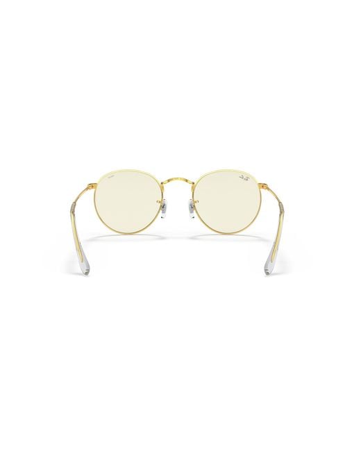 Ray-Ban Black Rb3447 Round Metal Evolve Polarized Everglasses for men