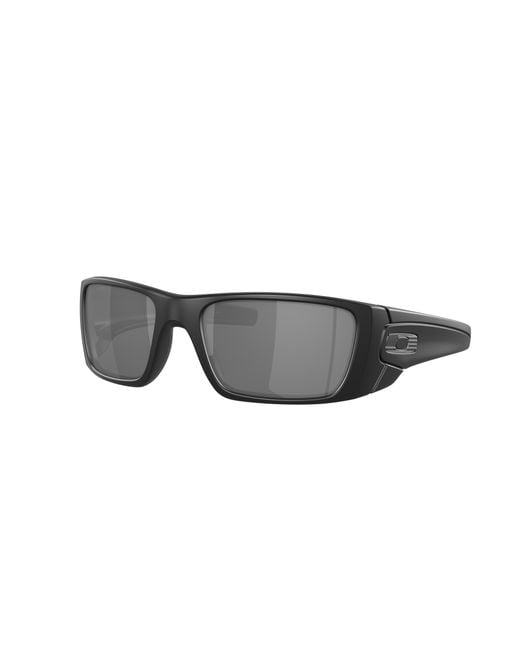 Oakley Black Sunglass Oo9096 Standard Issue Fuel Cell Usa Flag Collection for men
