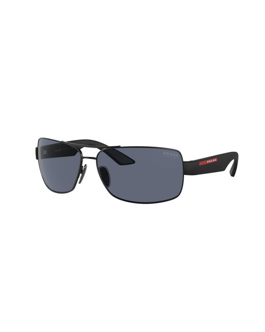 Prada Linea Rossa Black Sunglass Ps 01us Active for men