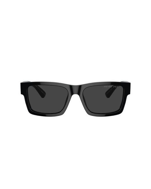 Prada Black Sunglass Pr 25zs for men