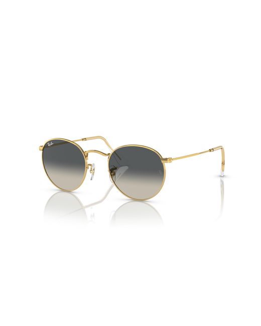 Ray-Ban Black Round Metal Sunglasses Frame Grey Lenses