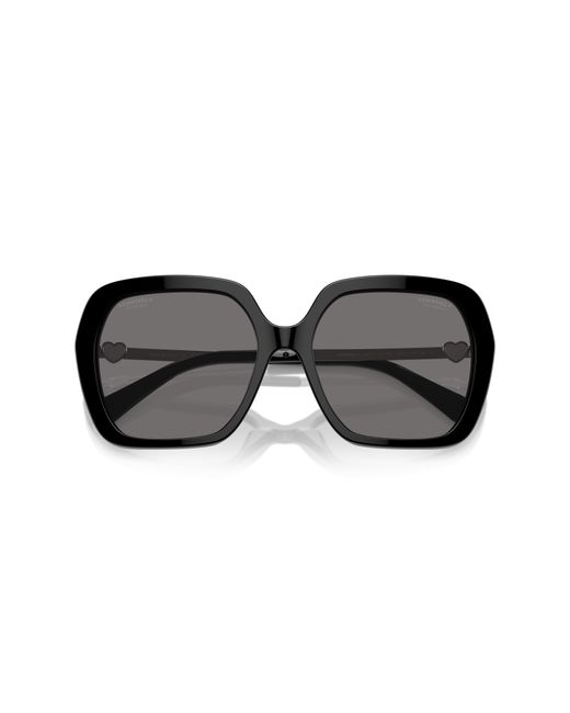 Chanel Black Sunglass Square Sunglasses Ch5521a