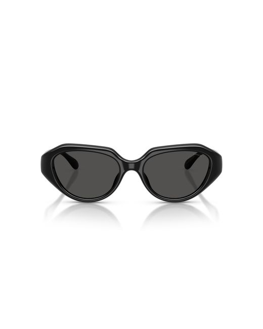 COACH Black C Hardware Geometric Sunglasses