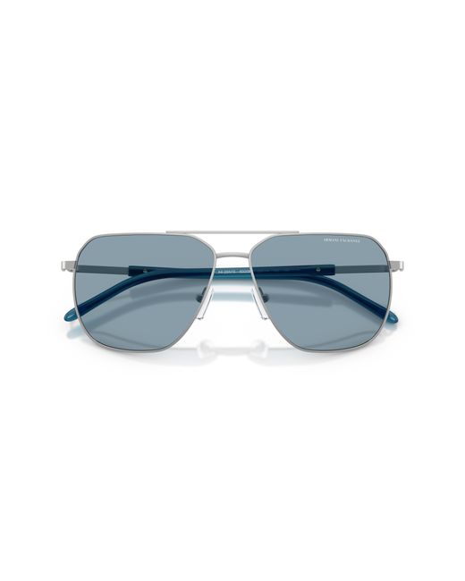 ARMANI EXCHANGE Black Sunglass Ax2057s for men