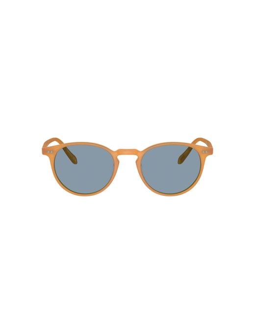 Oliver Peoples Black Sunglass Ov5004su Riley Sun