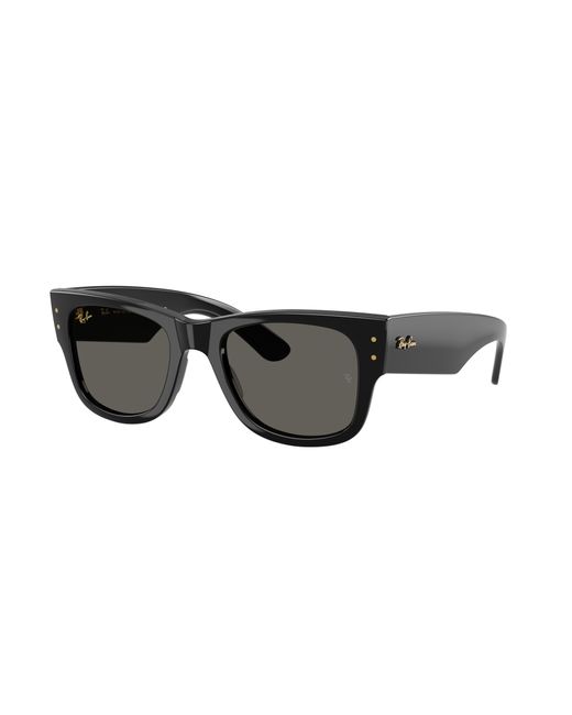 Ray-Ban Sunglass Rb0840S Mega Wayfarer Blacked Out Collection