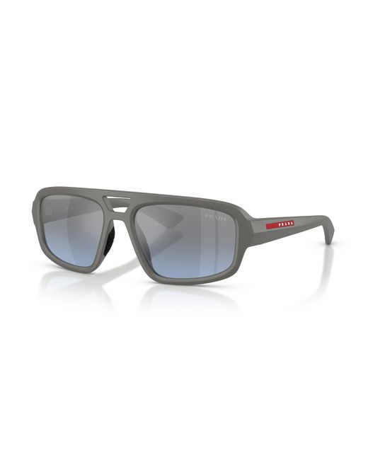 Prada Linea Rossa Black Sunglass Ps B11su for men
