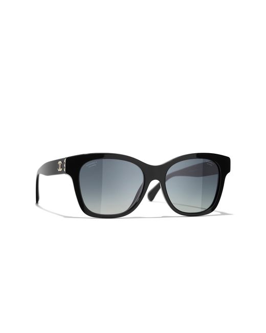 Chanel Black Sunglass Square Sunglasses Ch5482h