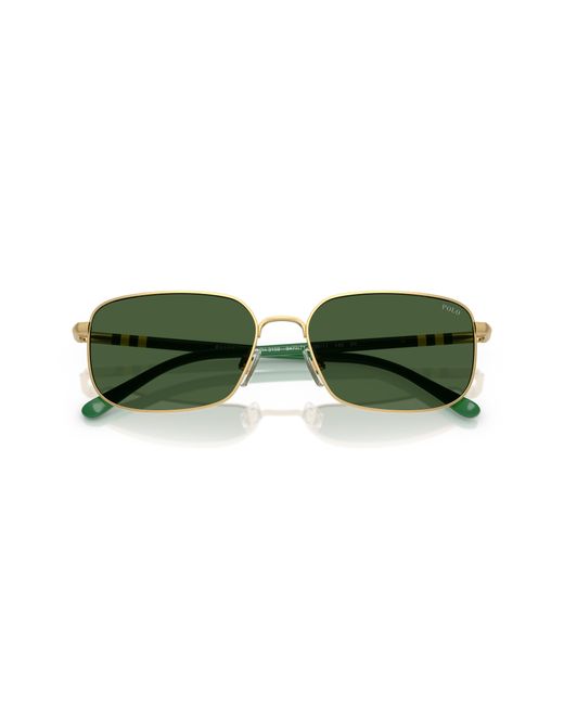 Polo Ralph Lauren Green Sunglass Ph3159 for men