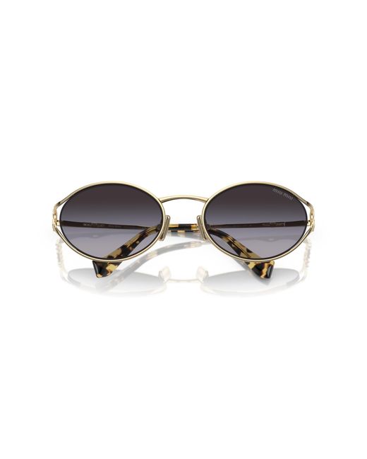 Miu Miu Black Sunglass Mu 01ysf