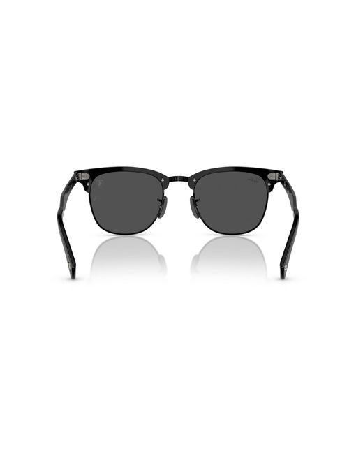 Ray-Ban Black Rb3807m Scuderia Ferrari Collection Sunglasses Frame Grey Lenses