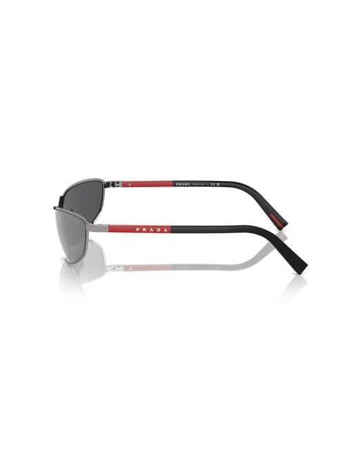 Prada Linea Rossa Black Sunglass Ps 01us Active for men