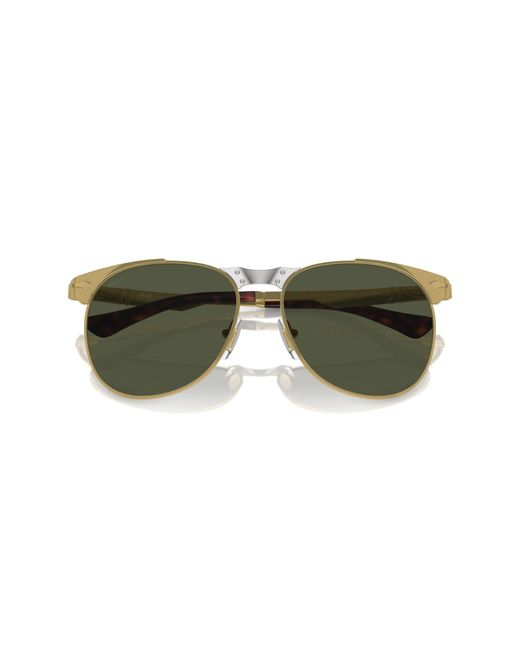 Persol Black Sunglass 649 Iron