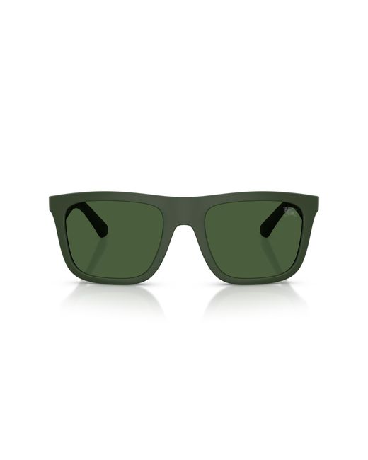 Burberry Green Sunglass Be4458u for men