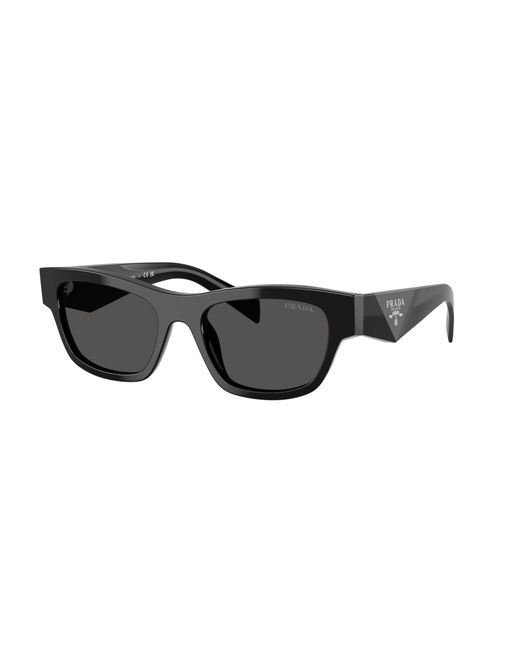 Femme Sunglass Pr B09S Prada en coloris Black