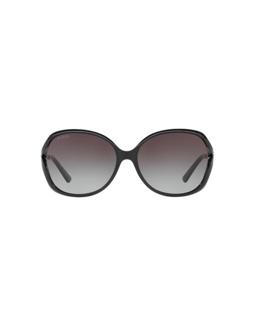 Gucci Gray GG0076S 002 Women's Sunglasses