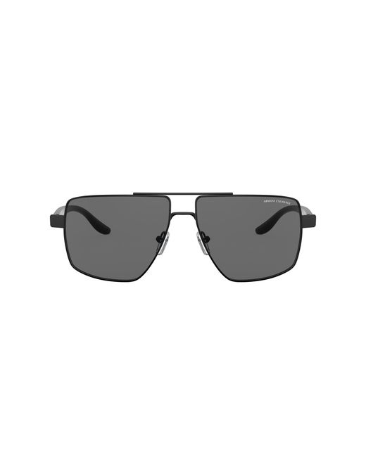 ARMANI EXCHANGE Black Sunglass Ax2037s for men