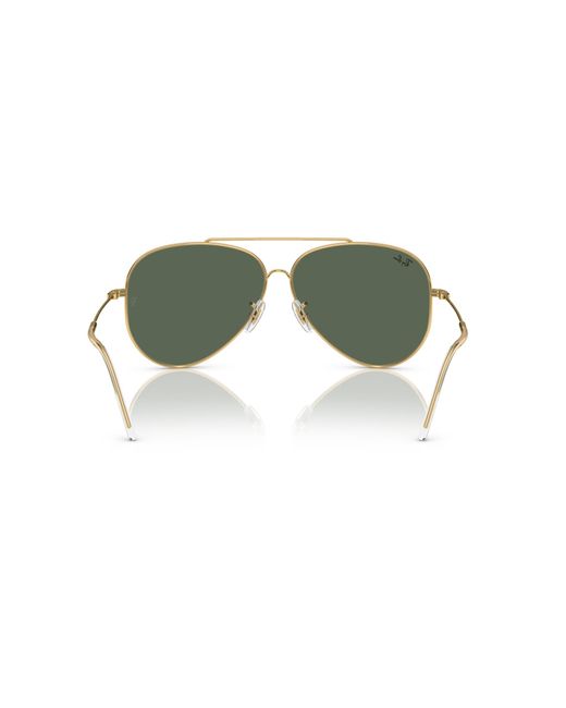 Ray-Ban Green Rbr0101s Aviator Reverse Sunglasses