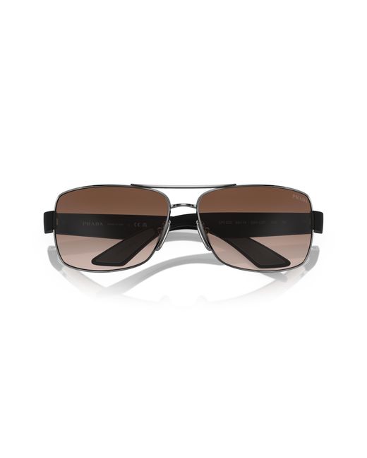 Prada Linea Rossa Black Sunglass Ps 50zs for men