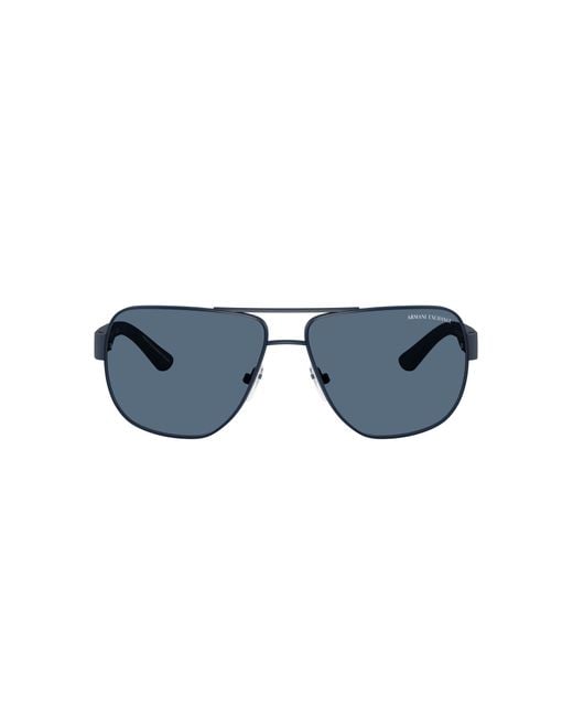 ARMANI EXCHANGE Black Sunglass Ax2012s for men