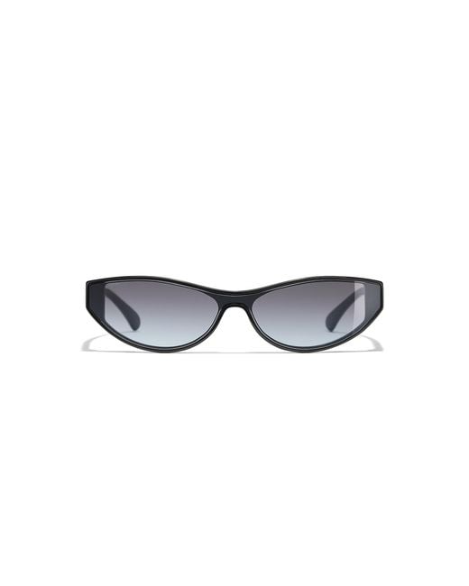 Sunglasses Chanel Black in Plastic - 30488332