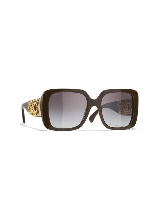 Chanel Black Sunglass Ch5532a Square Sunglasses Ch5532a
