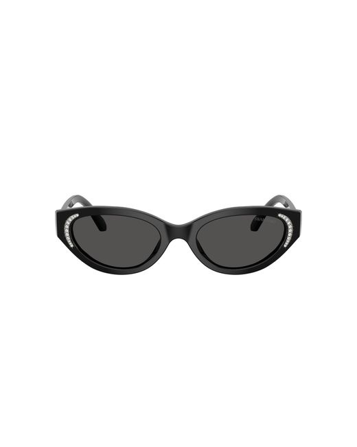 Swarovski Vrouwelijk Sunglass Sk6030 in het Black
