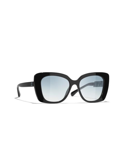 Chanel Black Sunglass Square Sunglasses Ch5422b