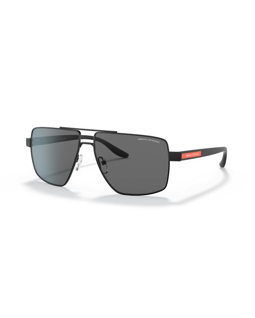 ARMANI EXCHANGE Black Sunglass Ax2037s for men
