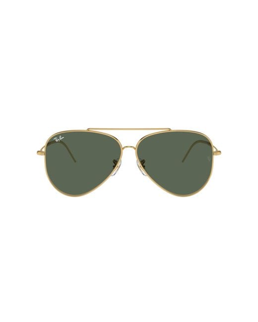 Ray-Ban Green Rbr0101s Aviator Reverse Sunglasses