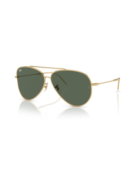 Ray-Ban Green Rbr0101s Aviator Reverse Sunglasses