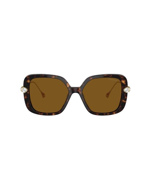 Swarovski Black Sunglass Sk6011f